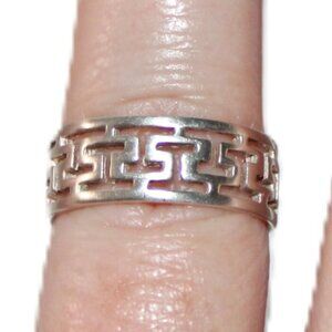 Sterling Silver Open Work Ring